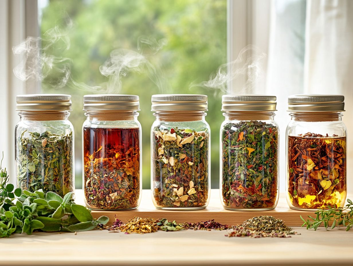 How Can These Herbal Teas Be Prepared and Consumed for Maximum Benefits?