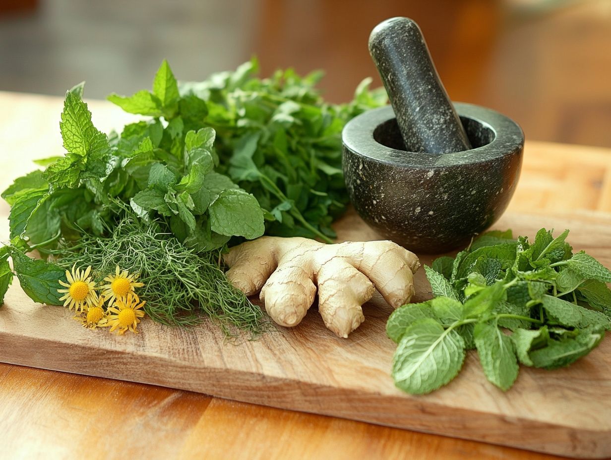 What are the 5 best herbs for digestive health?