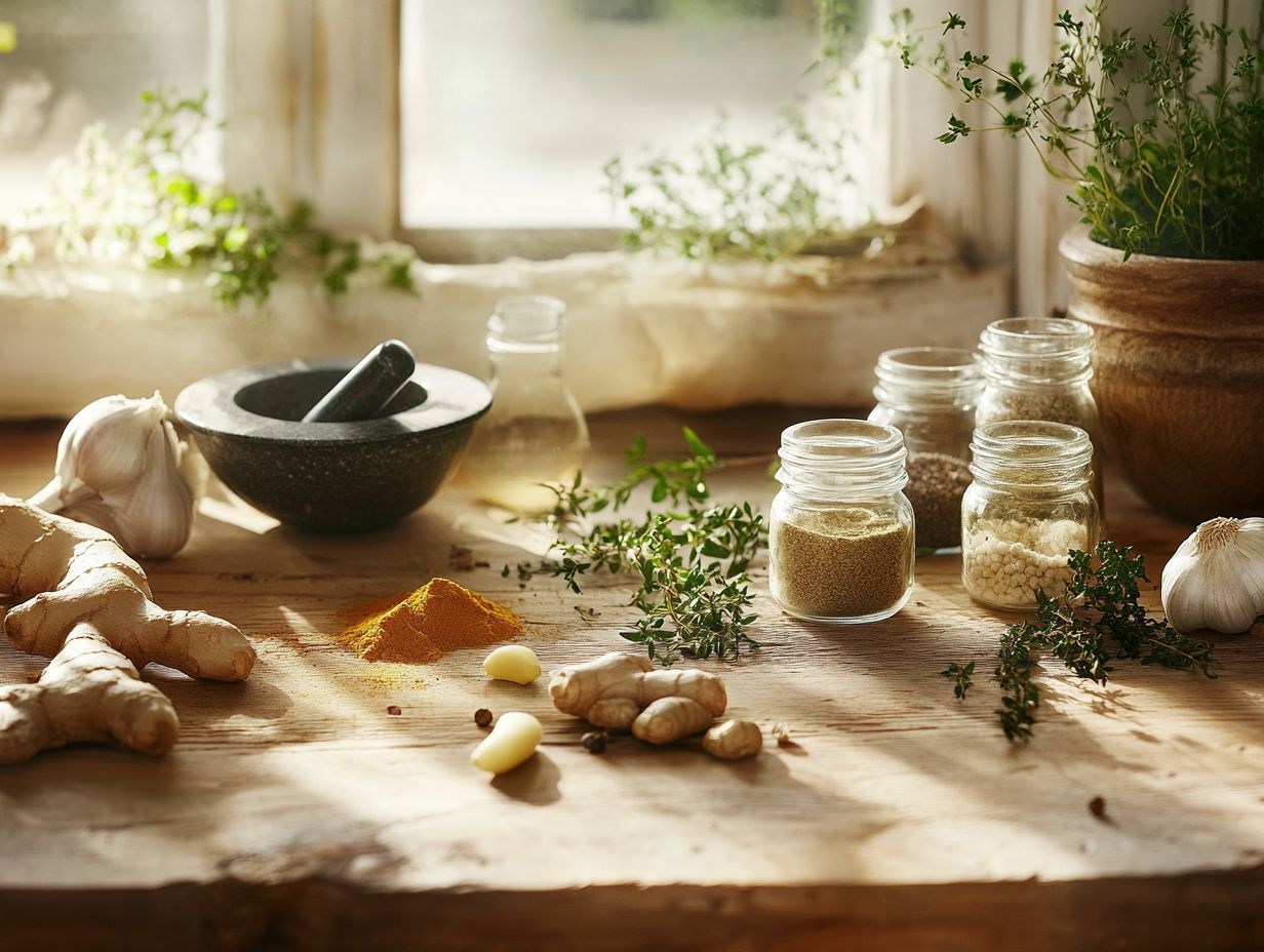 Preparation of Echinacea Tincture in a glass jar