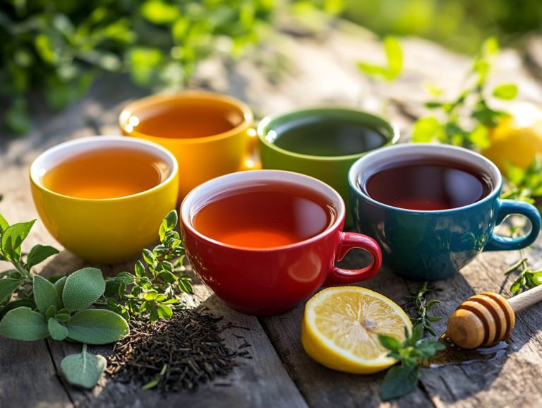 5 Energizing Herbal Teas for Your Morning