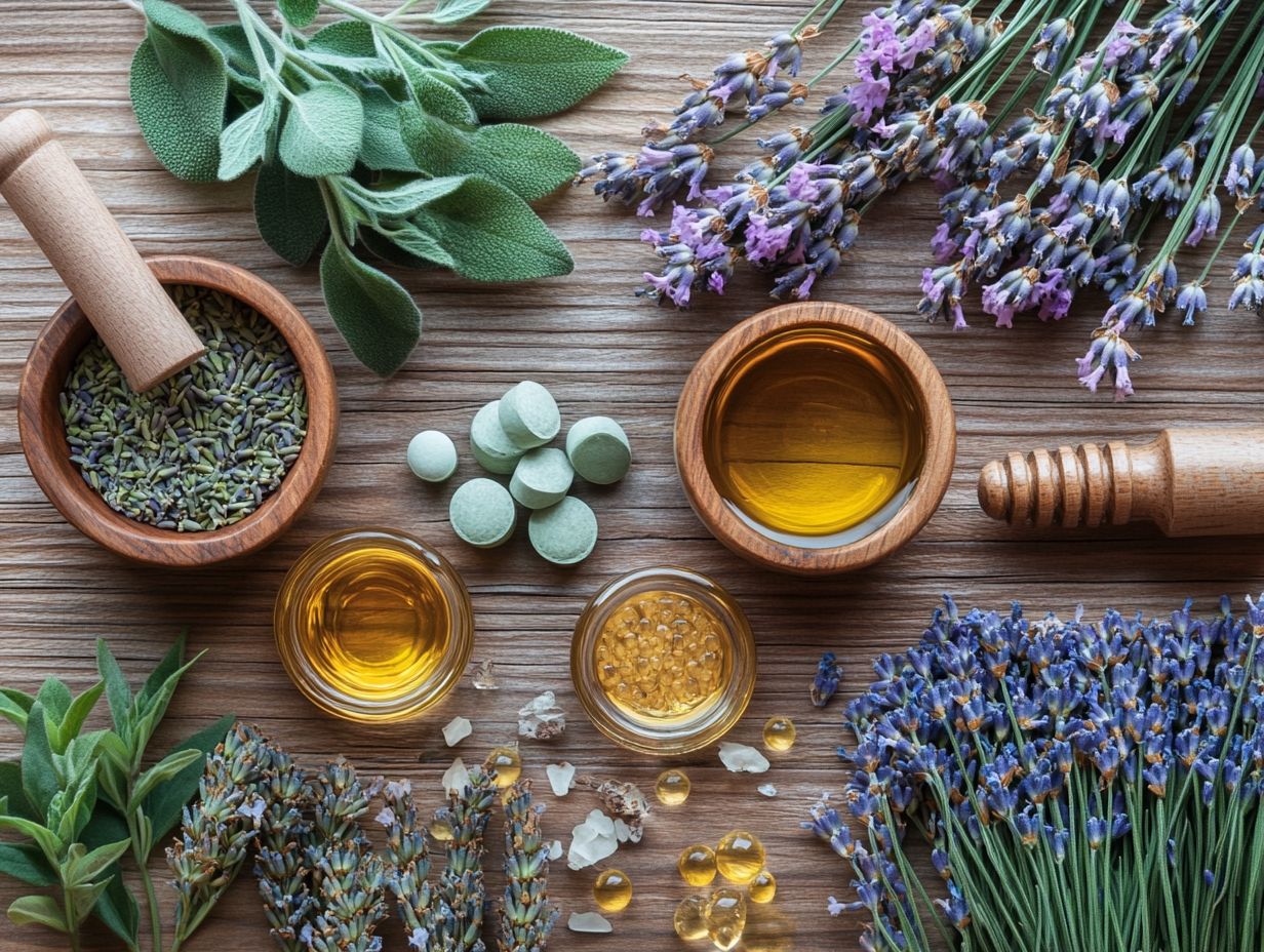 Visual representation of key takeaways for herbal remedies in skincare.