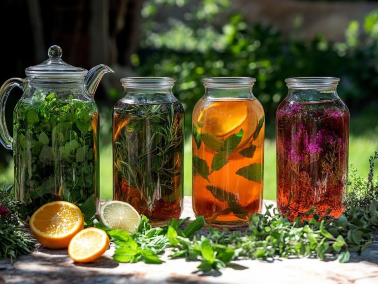 5 Refreshing Herbal Teas for Hot Days