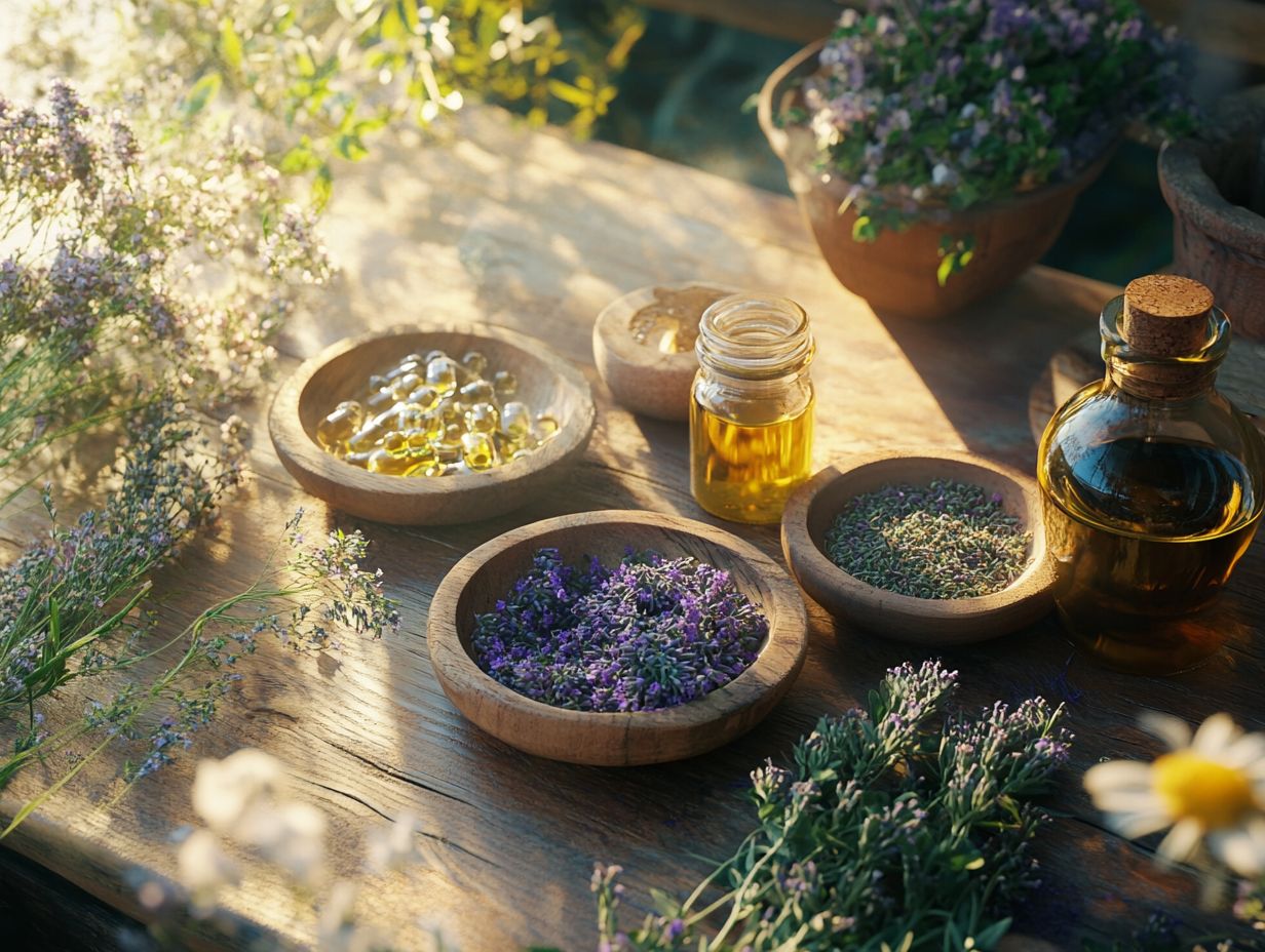 Image showing five unique herbal remedies for skincare.