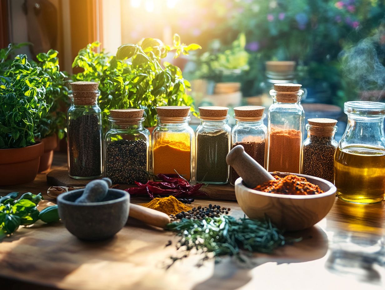 Benefits of using kitchen spices for herbal remedies