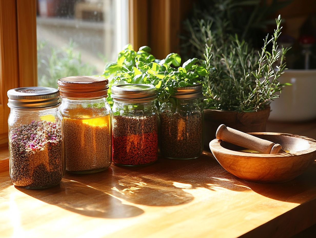 Methods for Crafting Herbal Remedies with Kitchen Spices