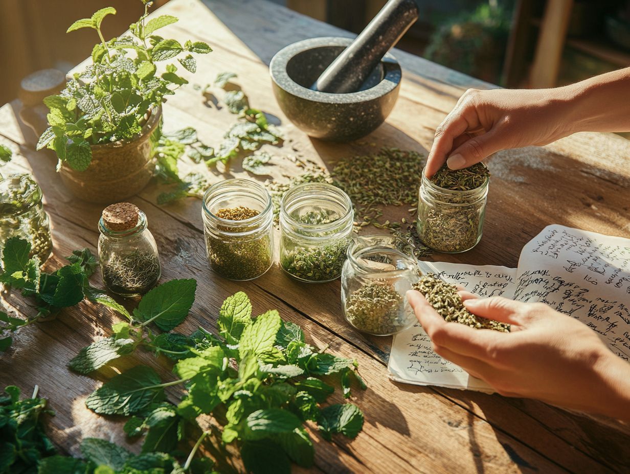 Storing and Using Your Herbal Blends