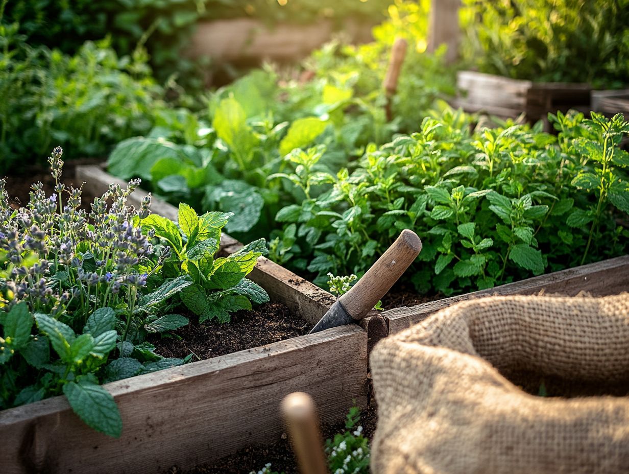 An overview of common questions about creating a herbal tea garden