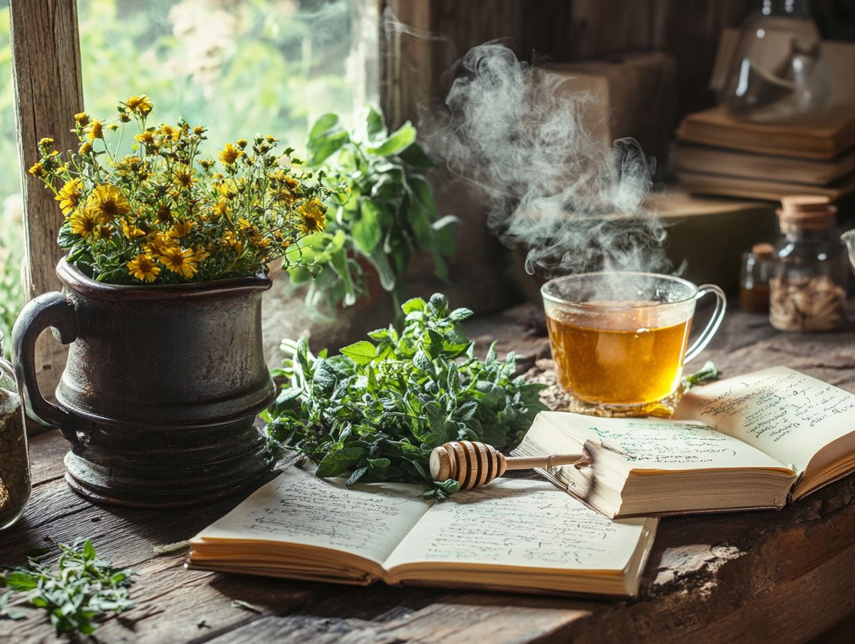 A guide to preparing and using herbal remedies for cold and flu relief