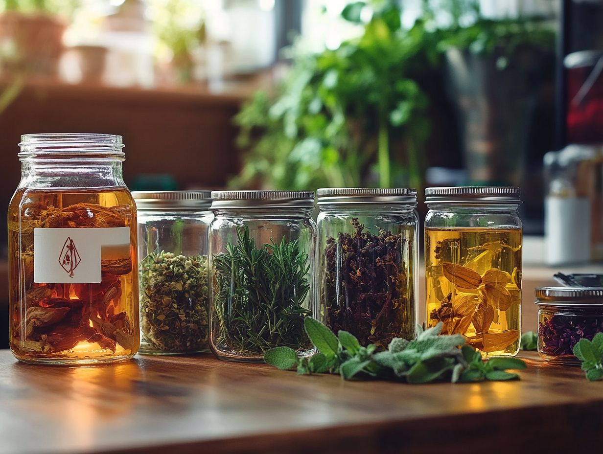 What are the potential risks of combining herbal remedies with alcohol?