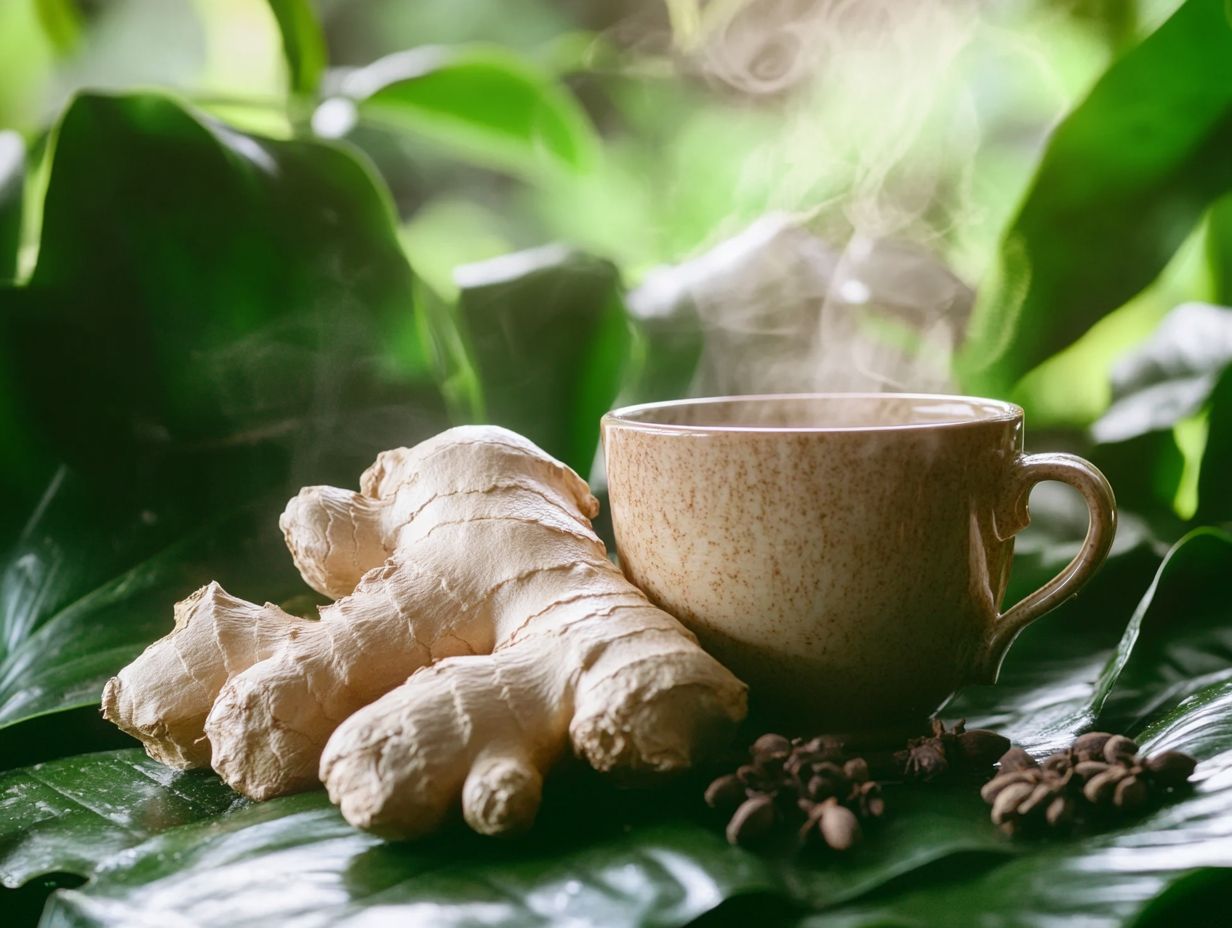 Fresh ginger root for digestive health