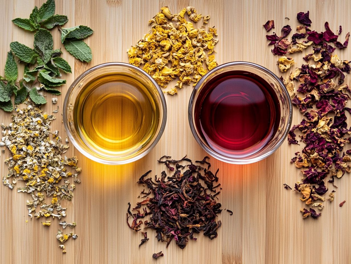 What is the difference between herbal infusions and herbal teas?