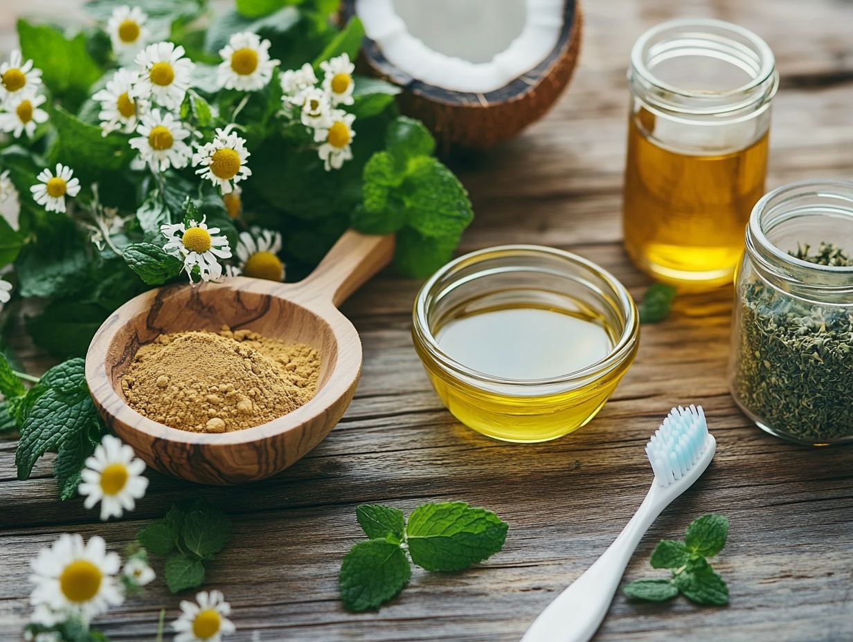 Are herbal remedies safe for oral health?