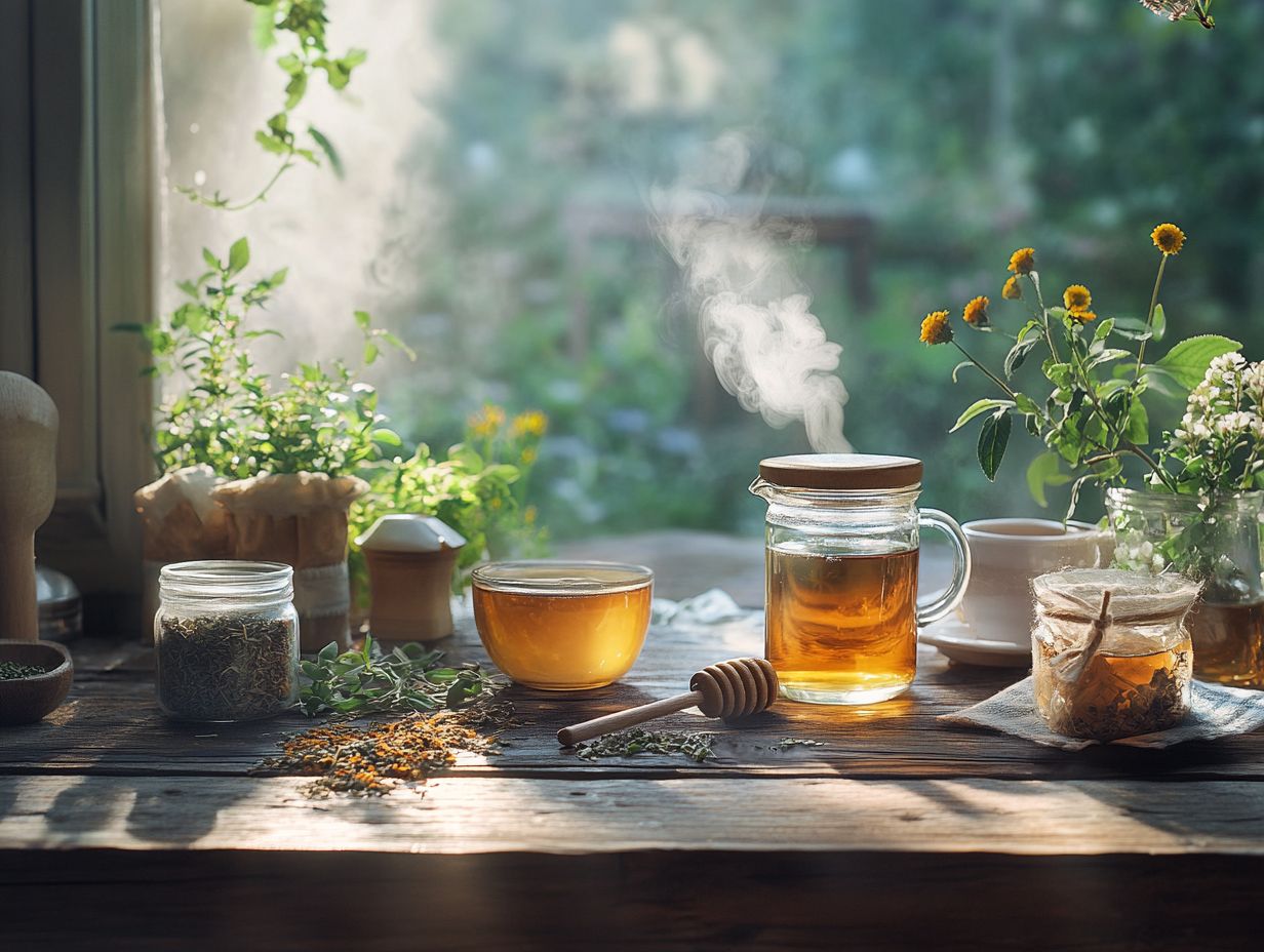 Image depicting various herbal teas