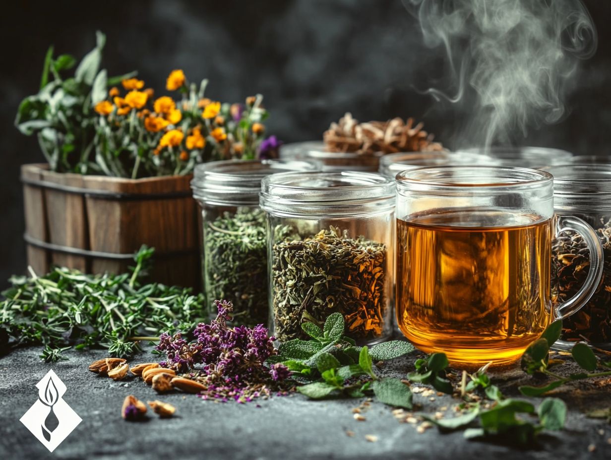 A guide for making herbal tea that nourishes skin.