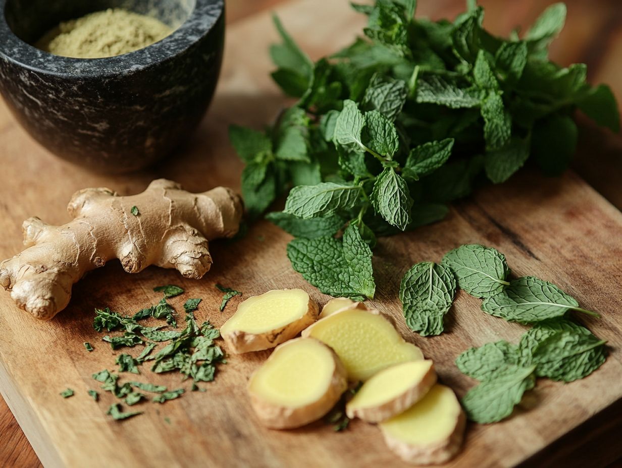 Herbs for Alleviating Digestive Discomfort