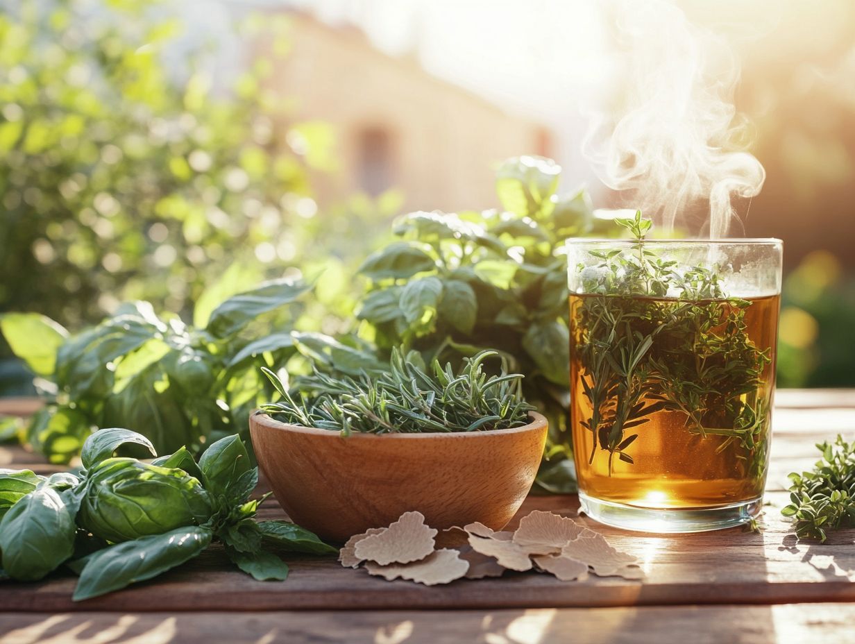 Various methods to consume herbs for cognitive enhancement.