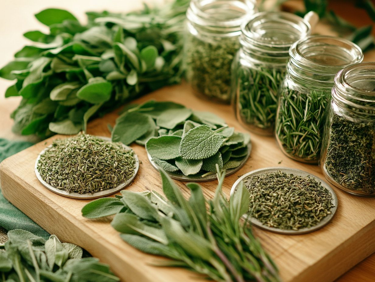 Infographic illustrating the potential risks and side effects of using herbs for mental clarity.