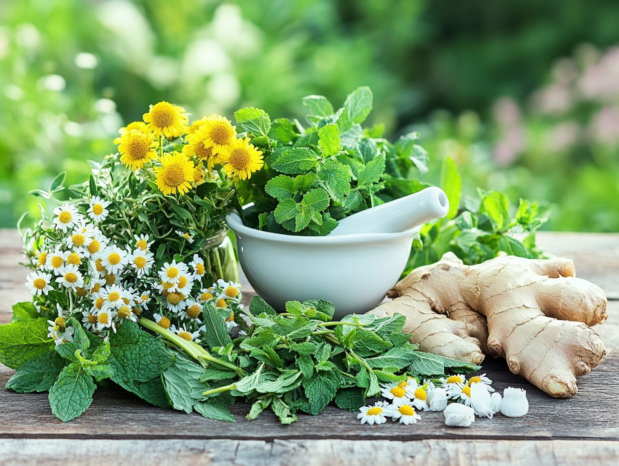 Key Takeaways about herbs for gastritis relief