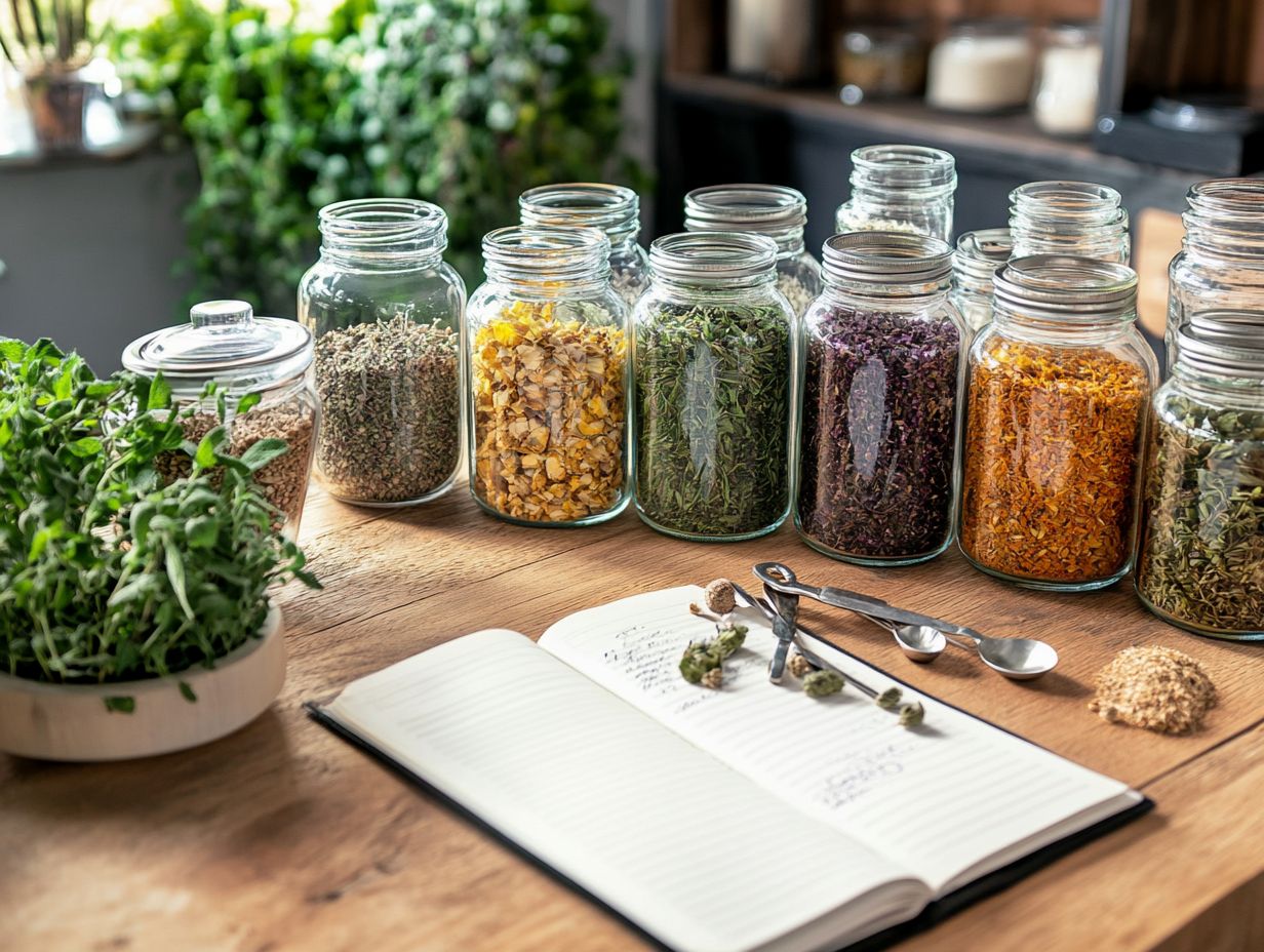 An overview of key takeaways regarding precise dosages of herbs.