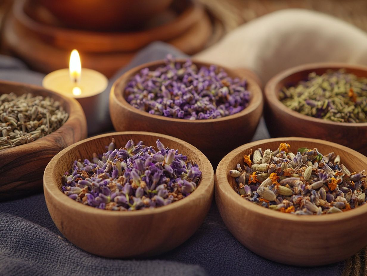 Image of herbs used for sleep disorders