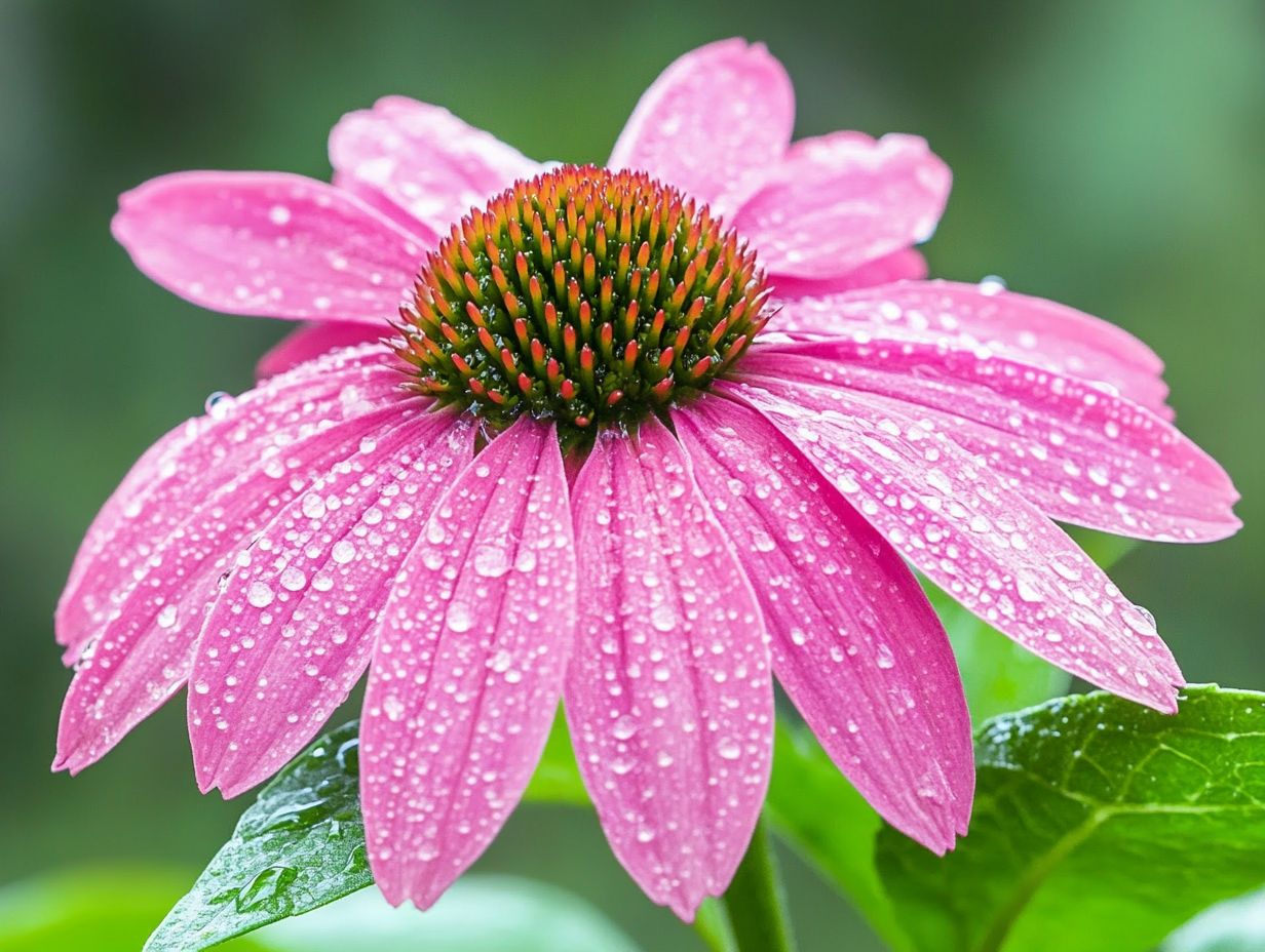 Illustration of the key takeaways about Echinacea and its immune-boosting properties.