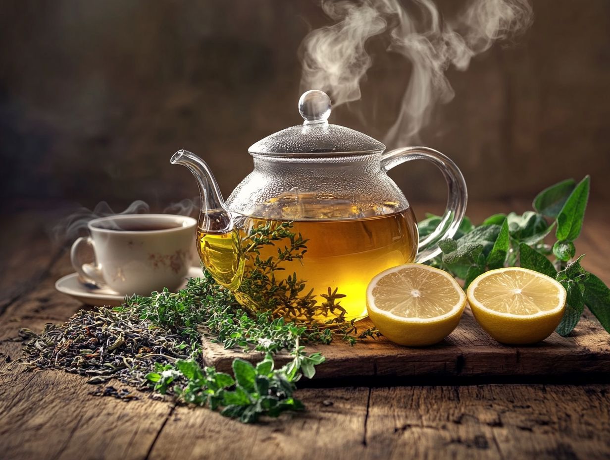 What are the benefits of brewing herbal tea with loose leaves?