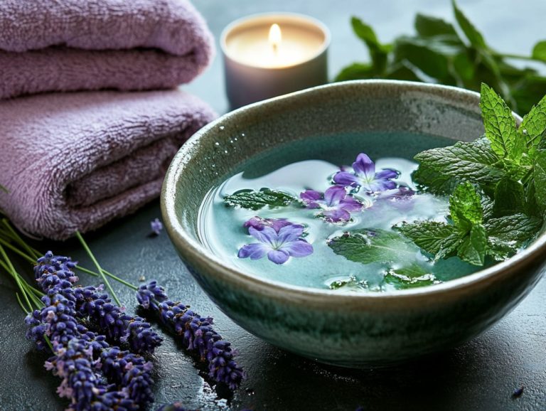 How to Make Herbal Foot Soaks at Home