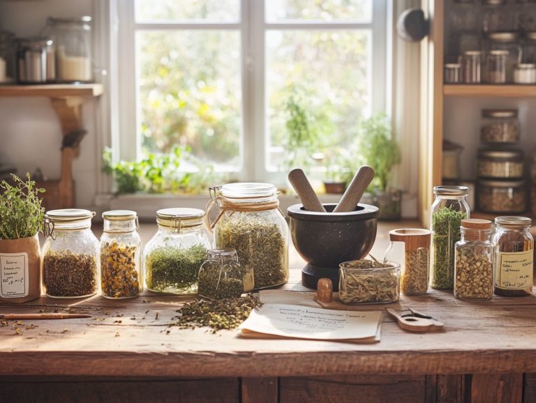 How to Make Herbal Remedies with Dried Herbs