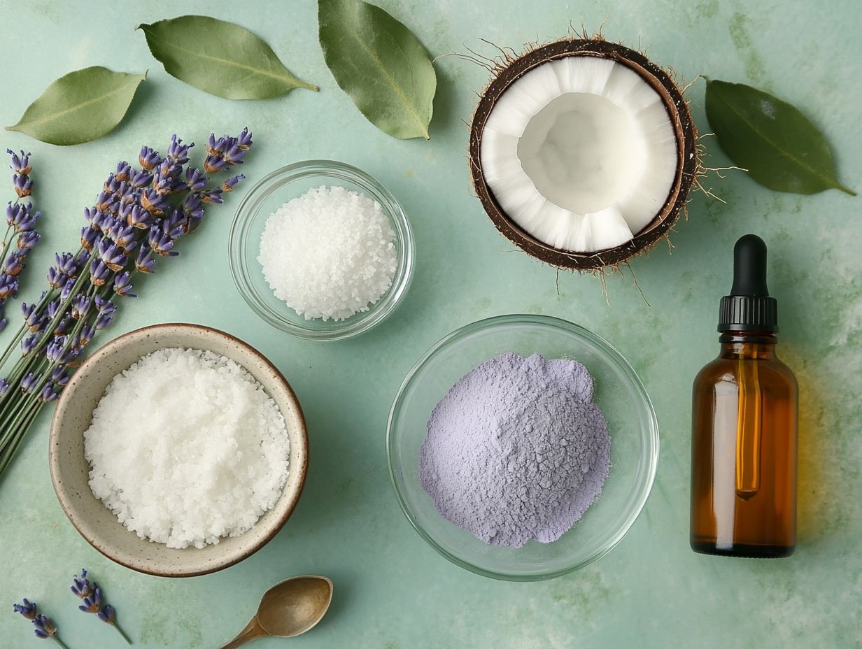 Homemade herbal deodorant ingredients