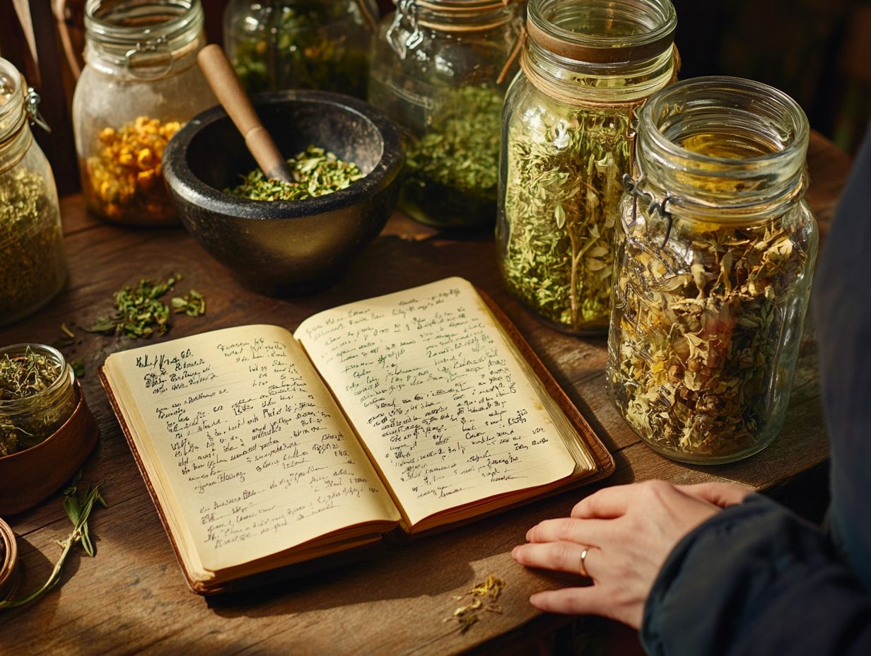 Image depicting frequently asked questions about herbal remedies