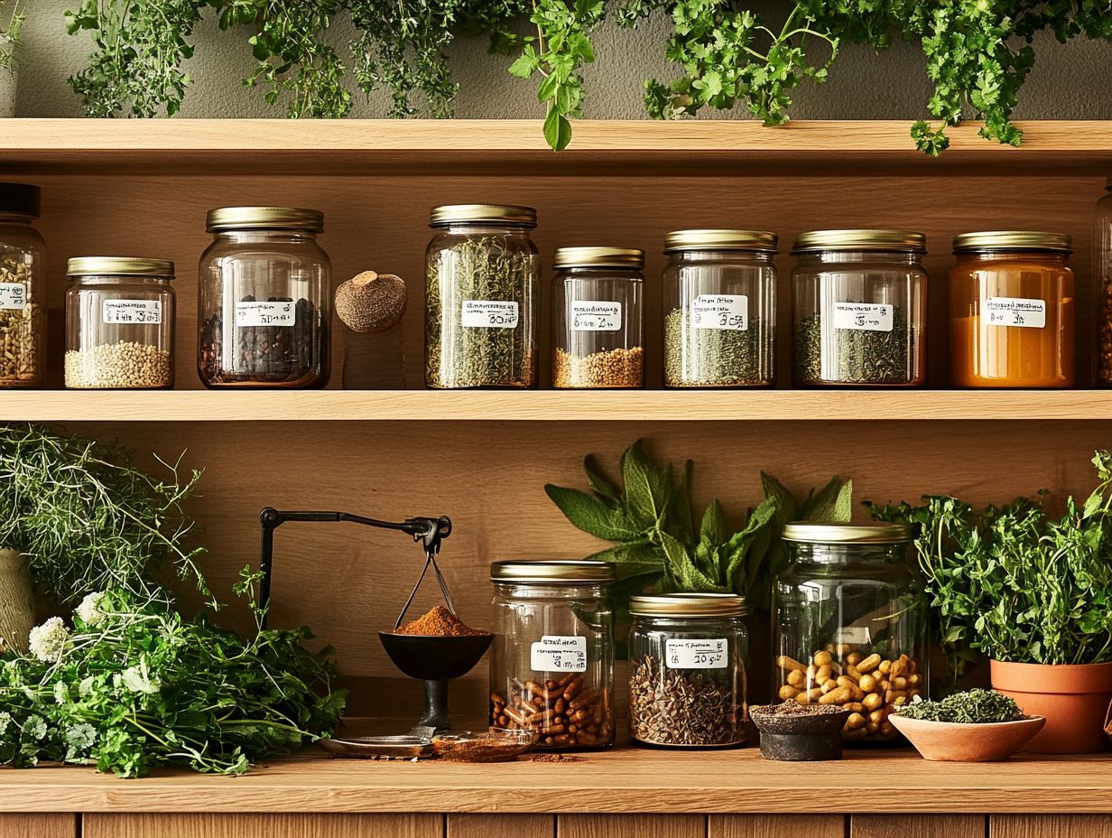 Proper Storage of Herbal Remedies