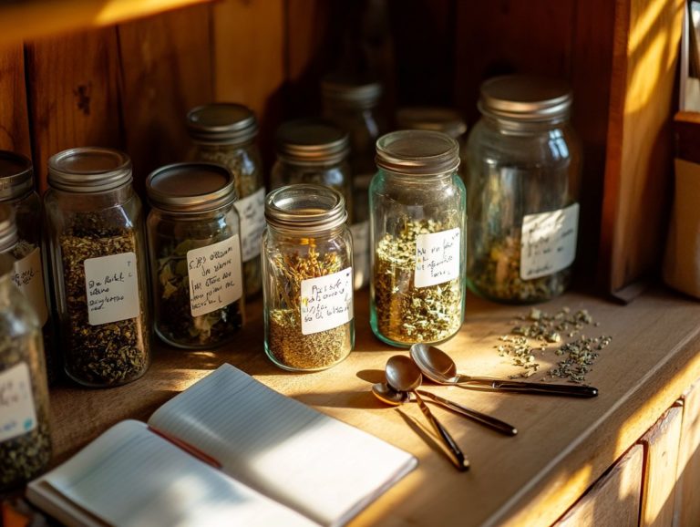 Properly Storing Herbs for Safety and Dosage