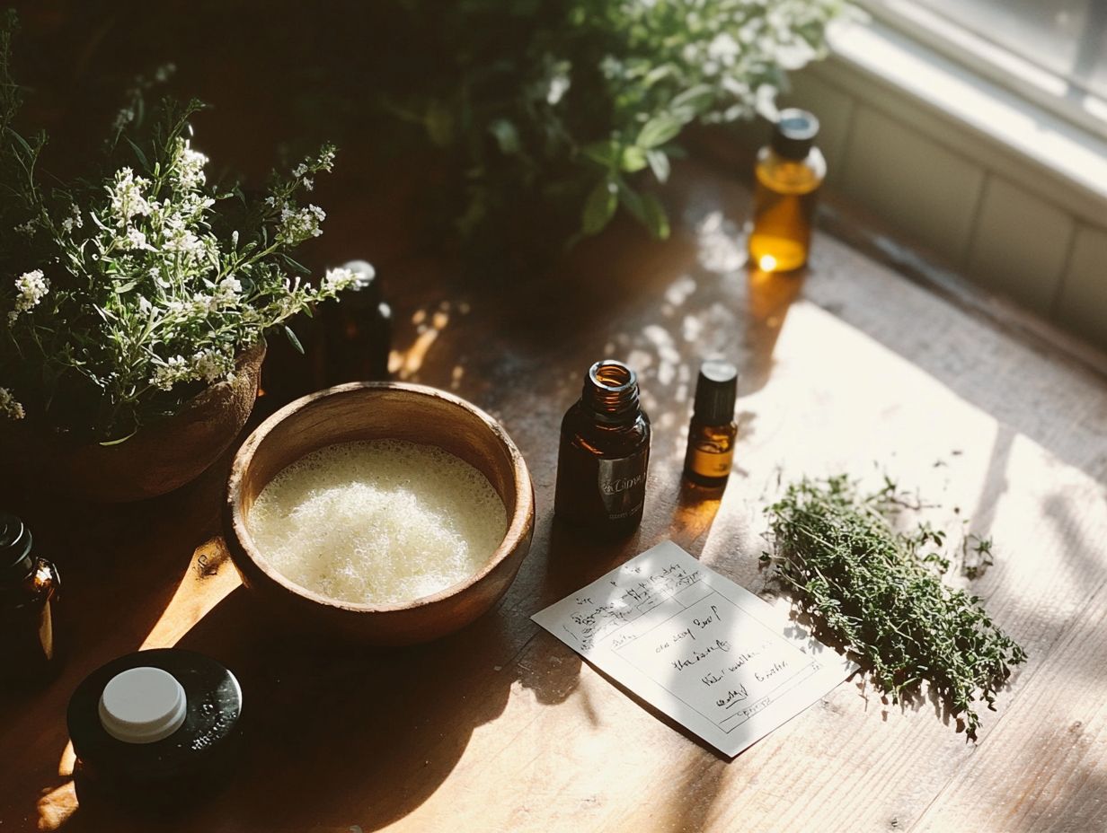 Can I create my own herbal face cleanser at home?