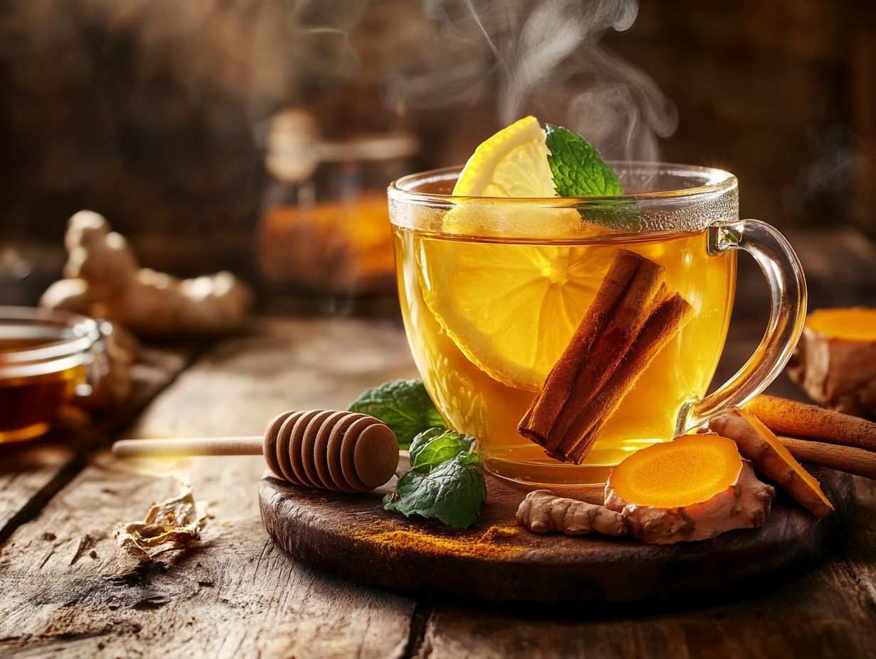 Step-by-step guide to making turmeric herbal tea