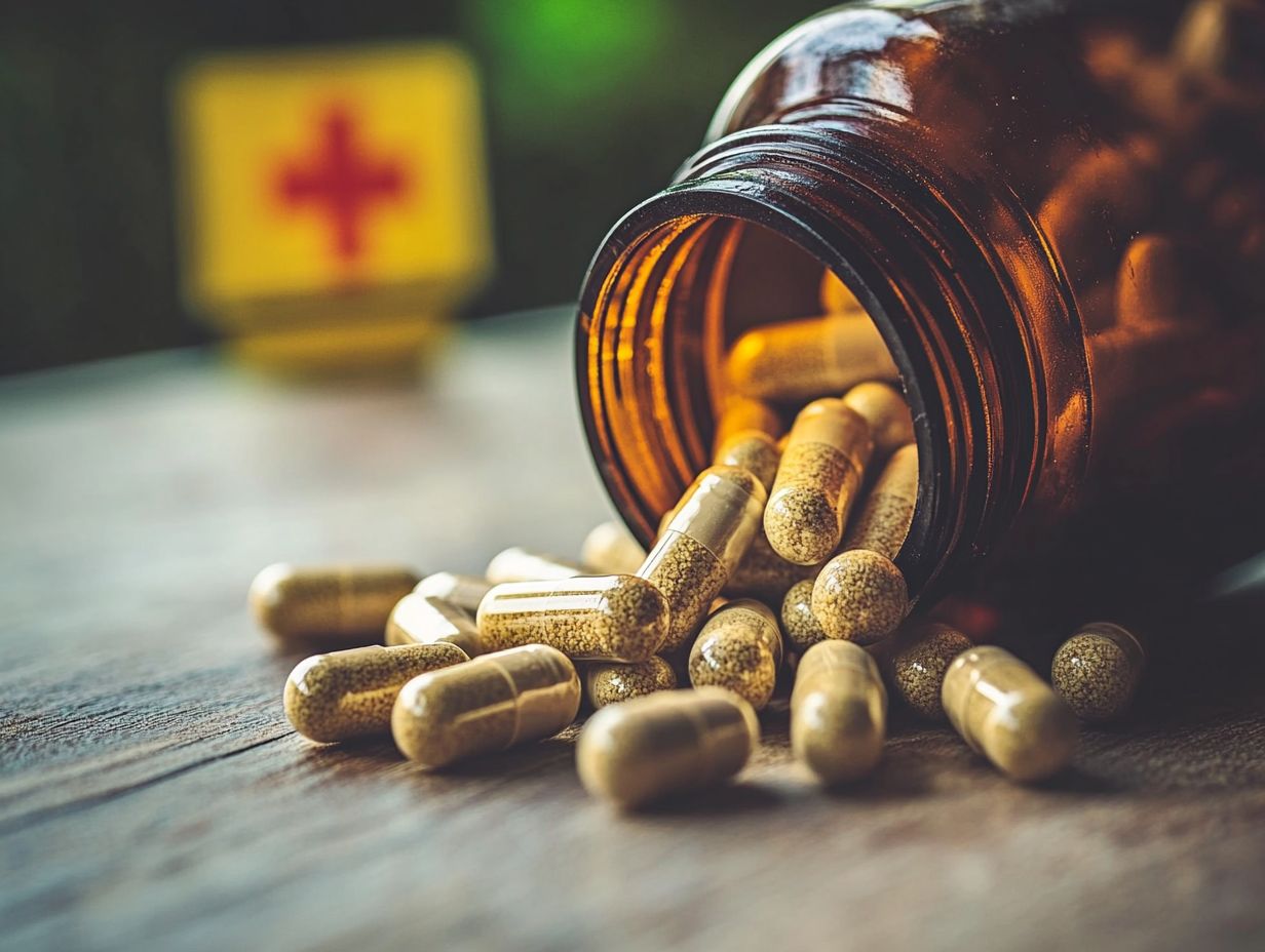 What are the most common signs of herbal overdose?