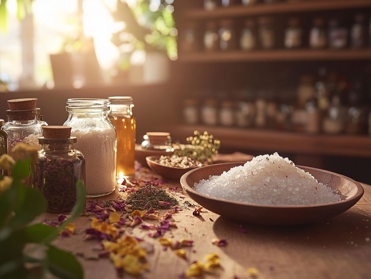 Types of Herbs Used in Bath Salts