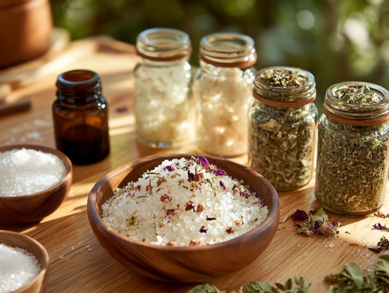 The Art of Crafting Herbal Bath Salts