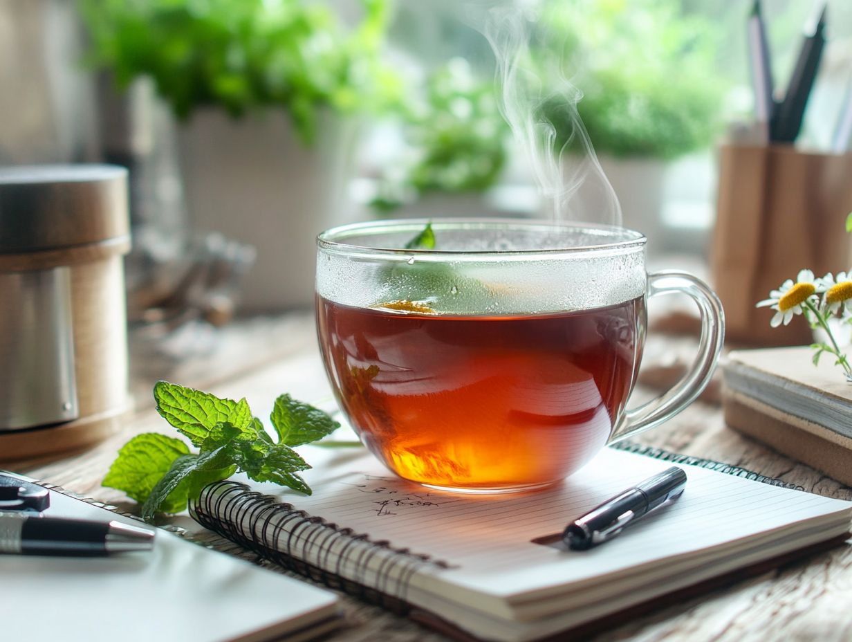 Health benefits of herbal tea