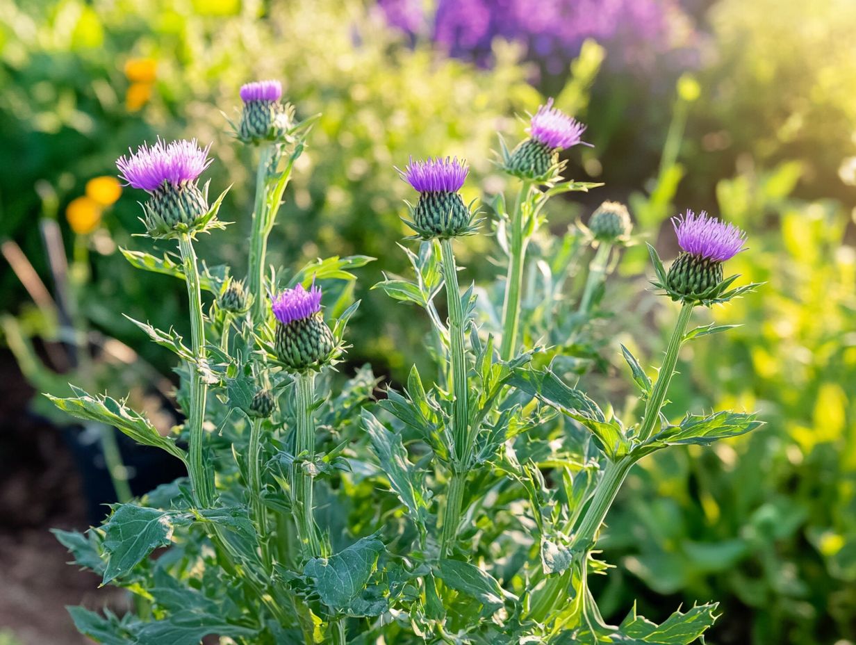 Visual guide to Frequently Asked Questions about Milk Thistle