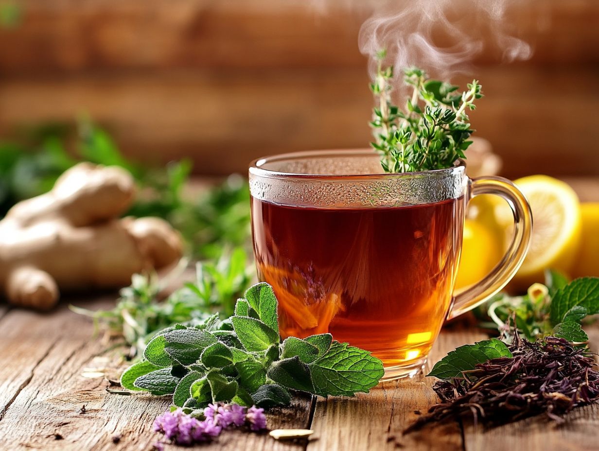 Top 7 herbs for immune-boosting teas