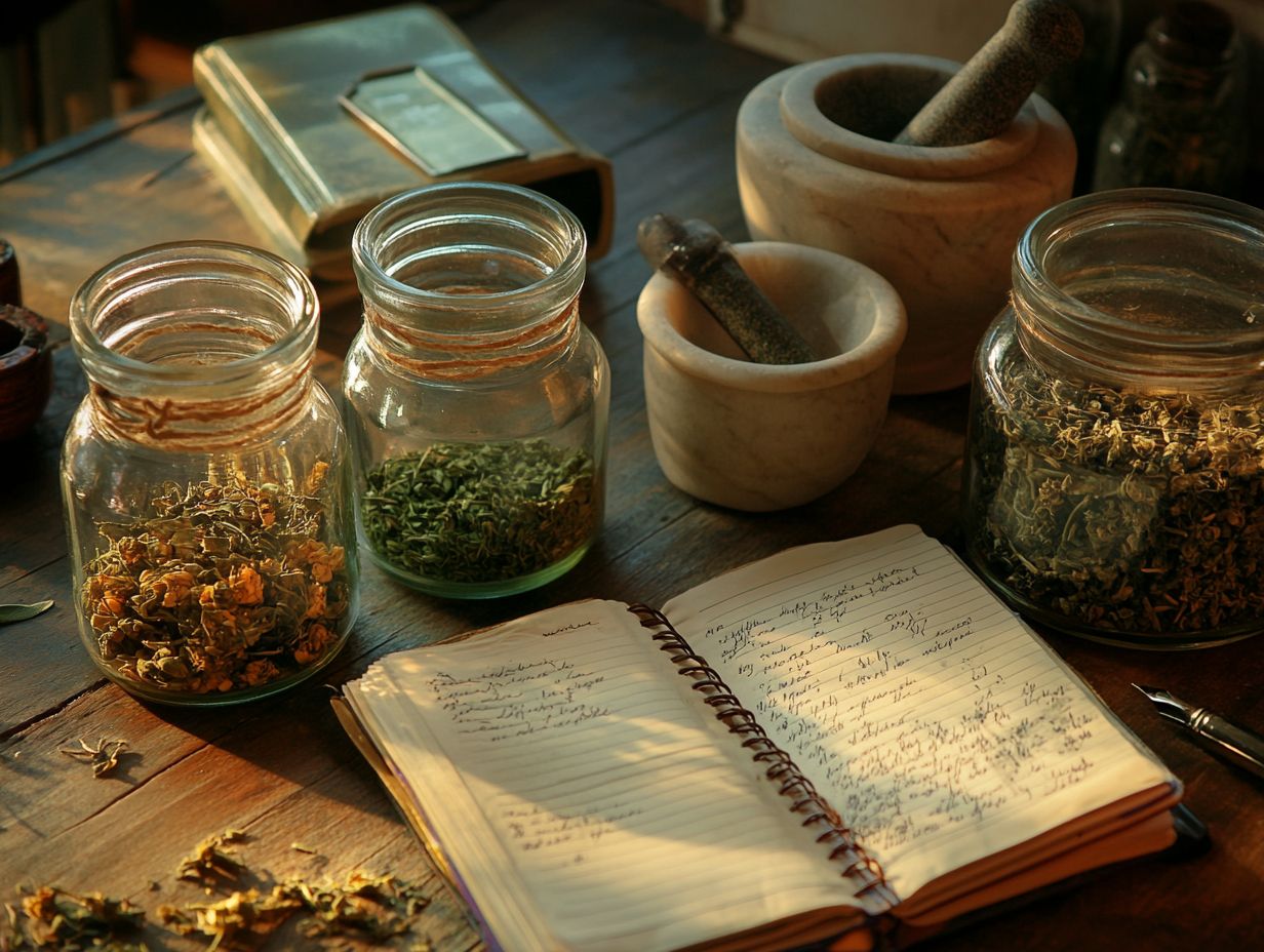 Illustration of Best Practices for Using Herbal Remedies