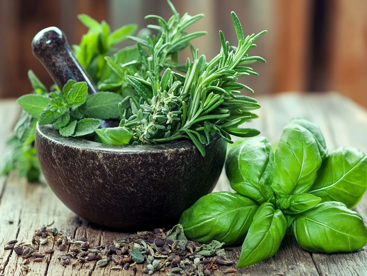 What herbs can help with focus and concentration?